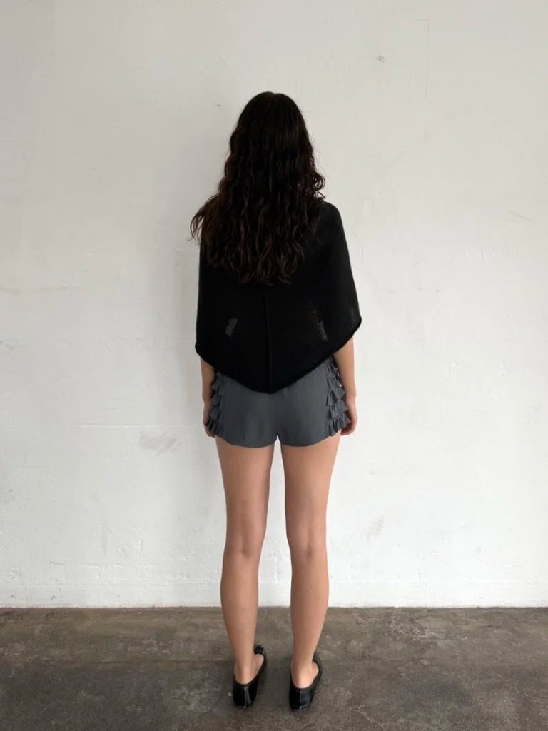 Silk Shorts - Grey