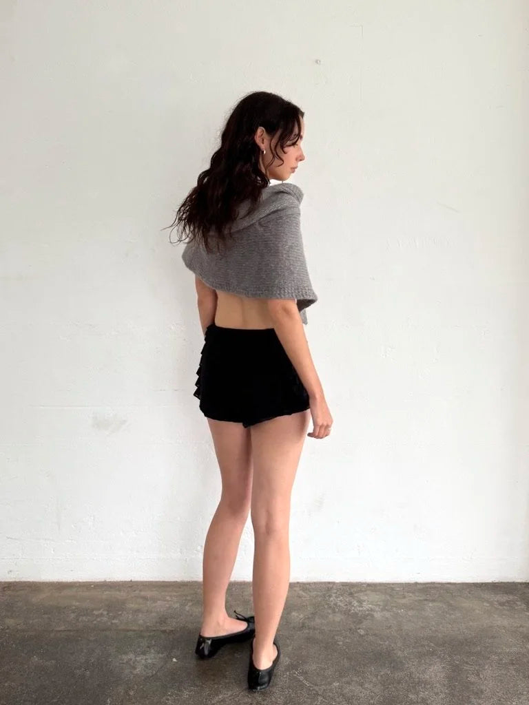 Silk Shorts - Black