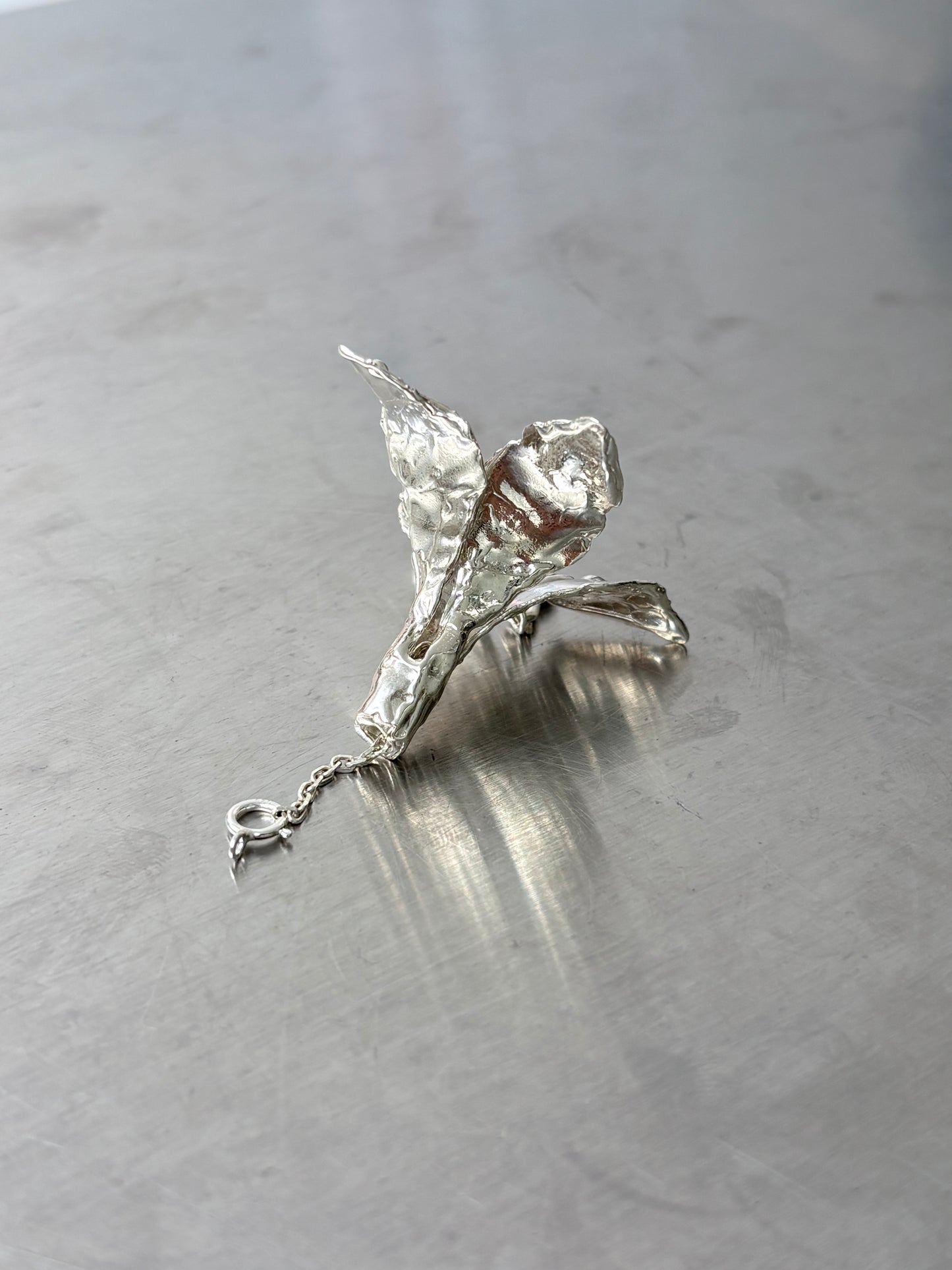 Trumpet Lily Teardrop Charm