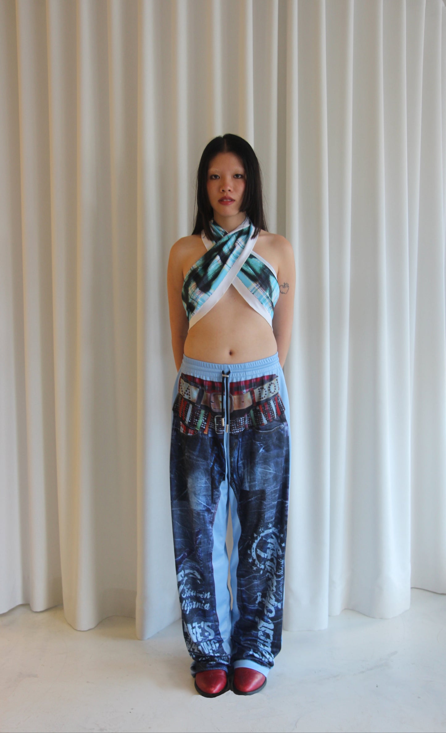 The Bailing Tracksuit Pants – Sky