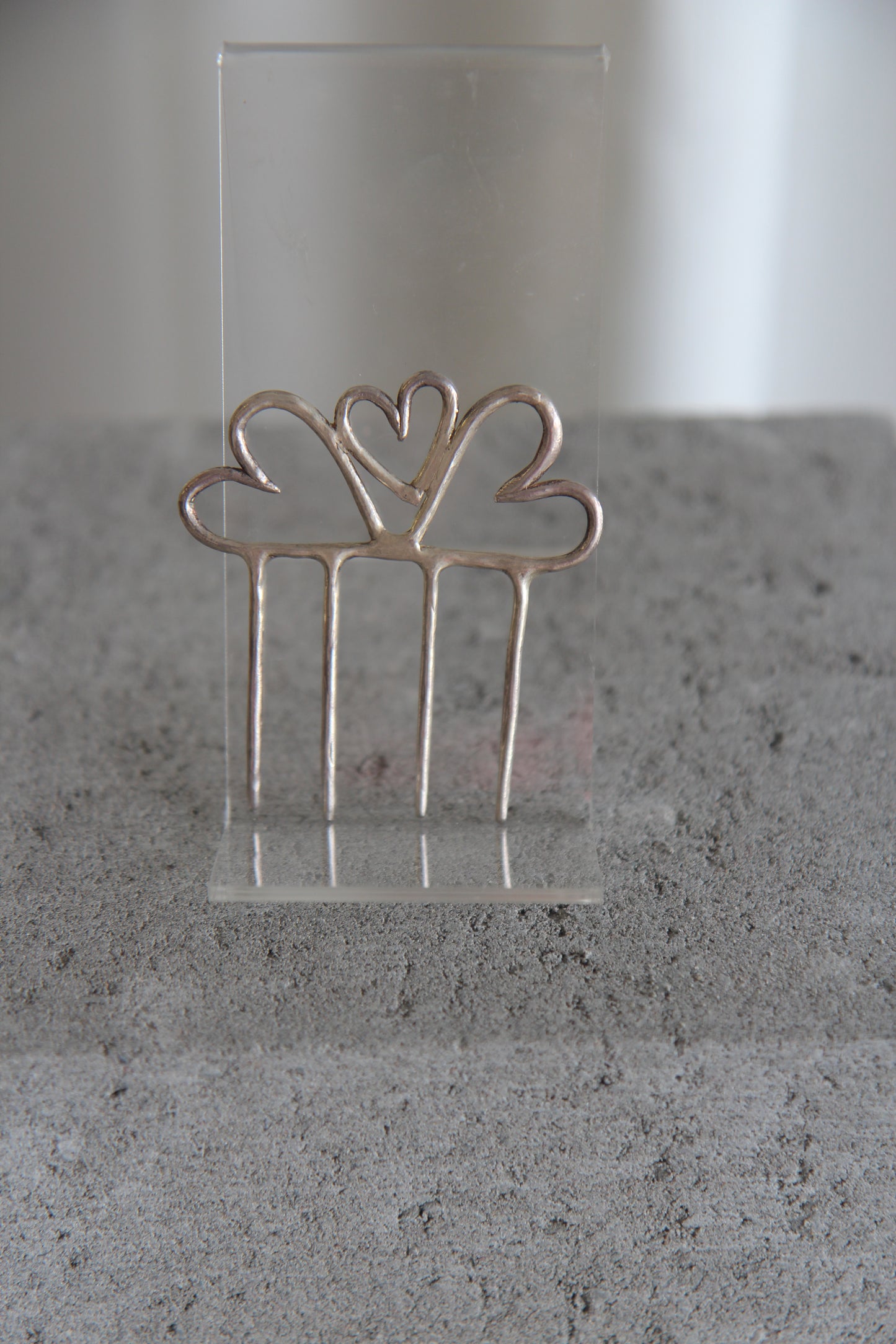 Three of Hearts Hairpin