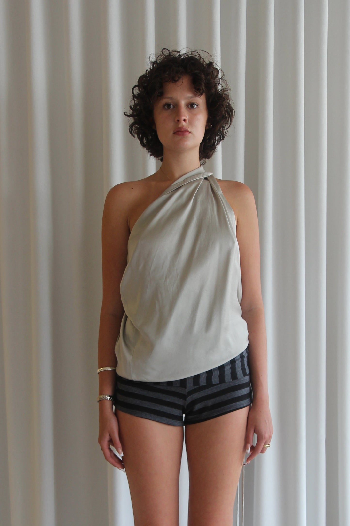 Drape shoulder top