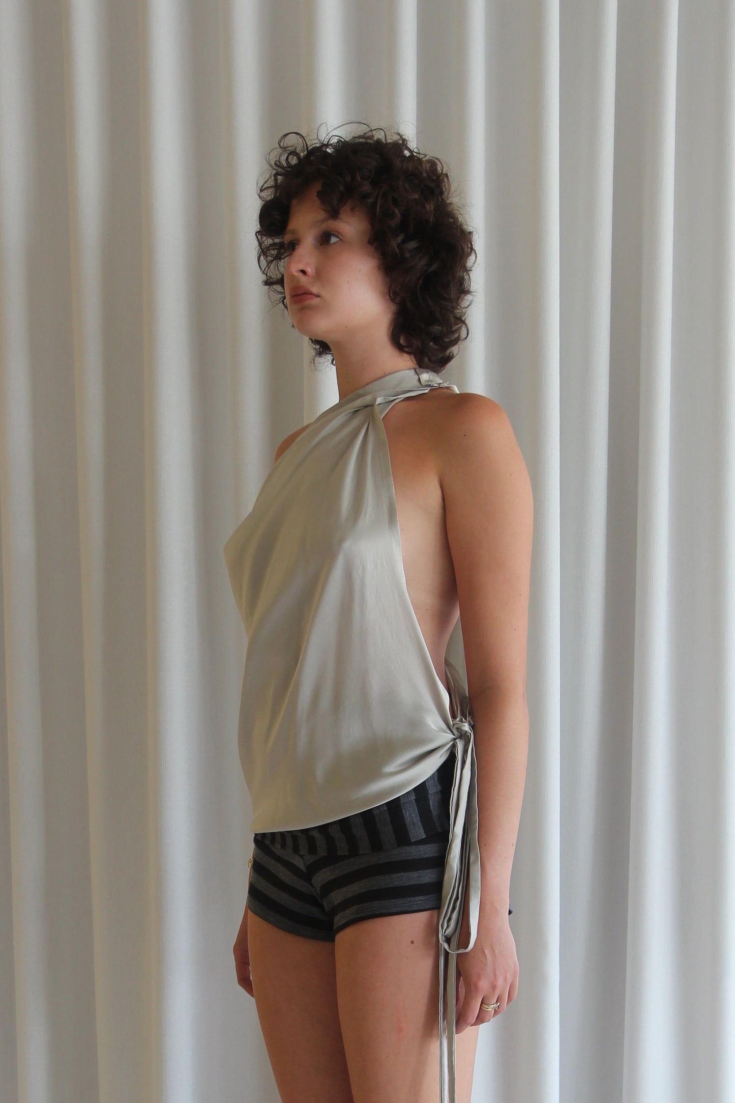 Drape shoulder top
