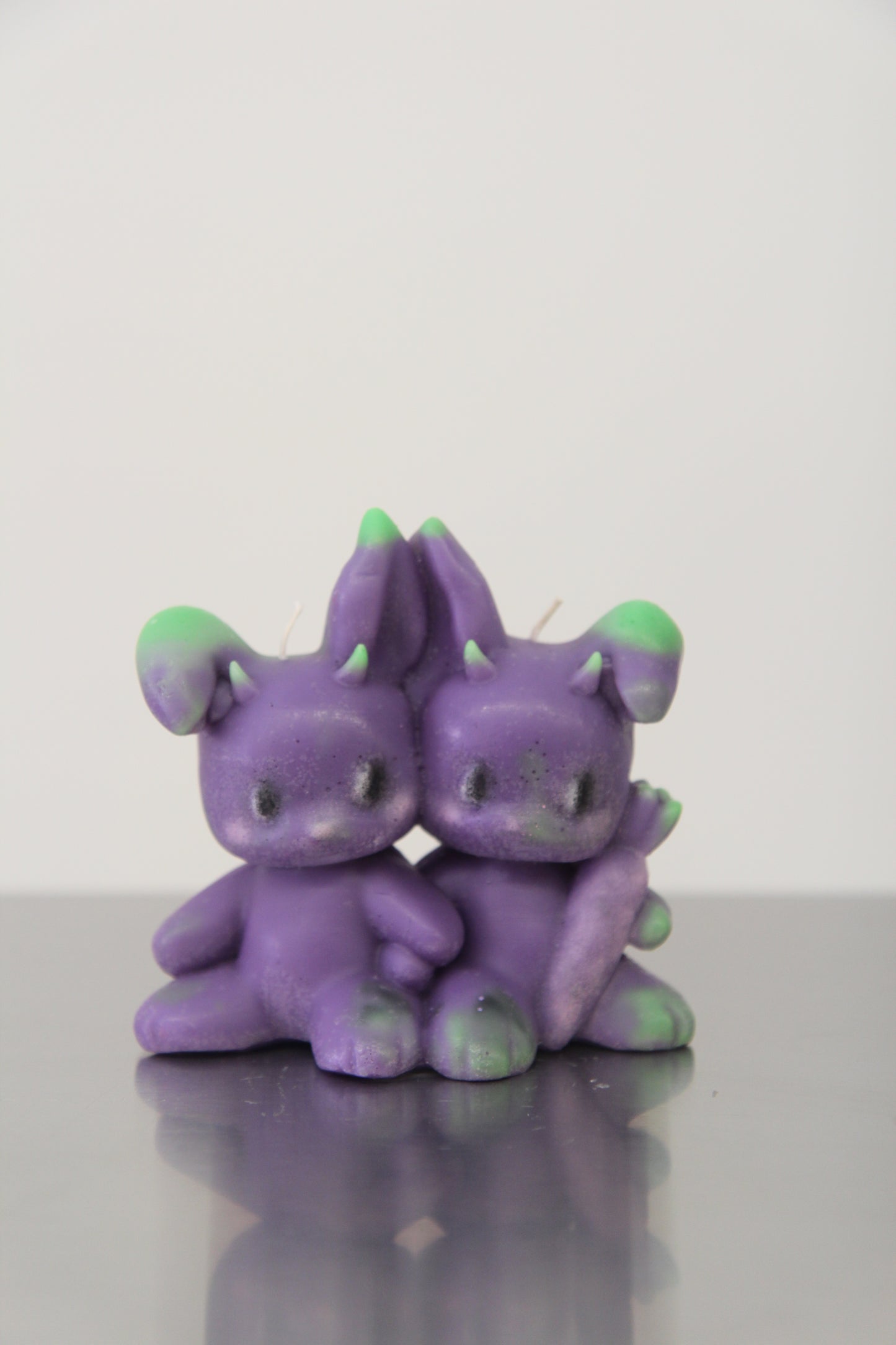 Evil Twin Candle - Lilac/Green