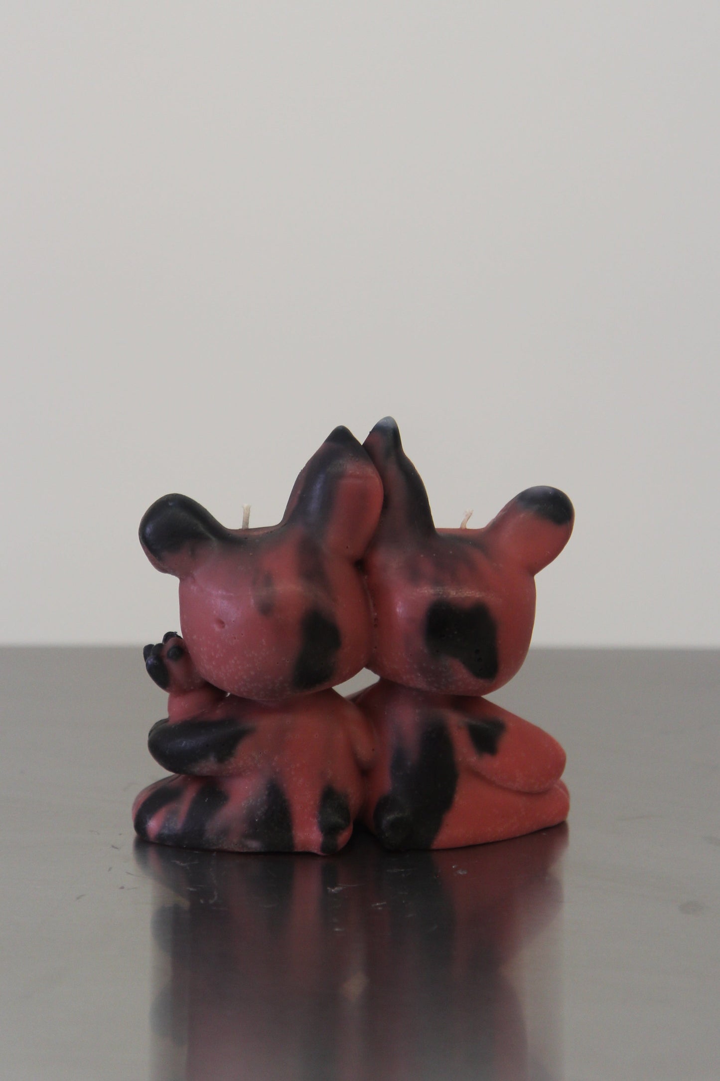 Evil Twin Candle - Pink/Black
