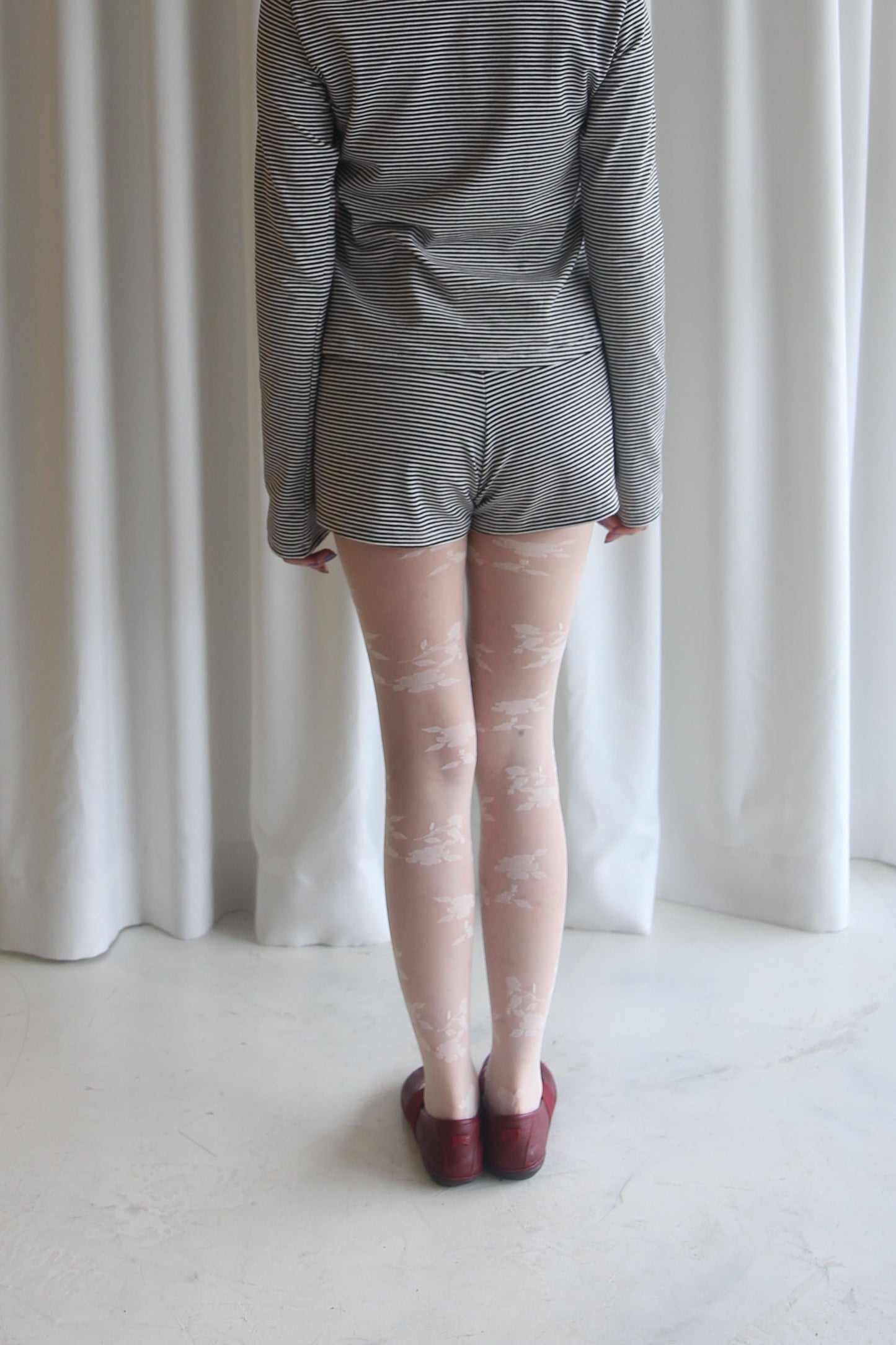 Frenchie Shorts Black and White