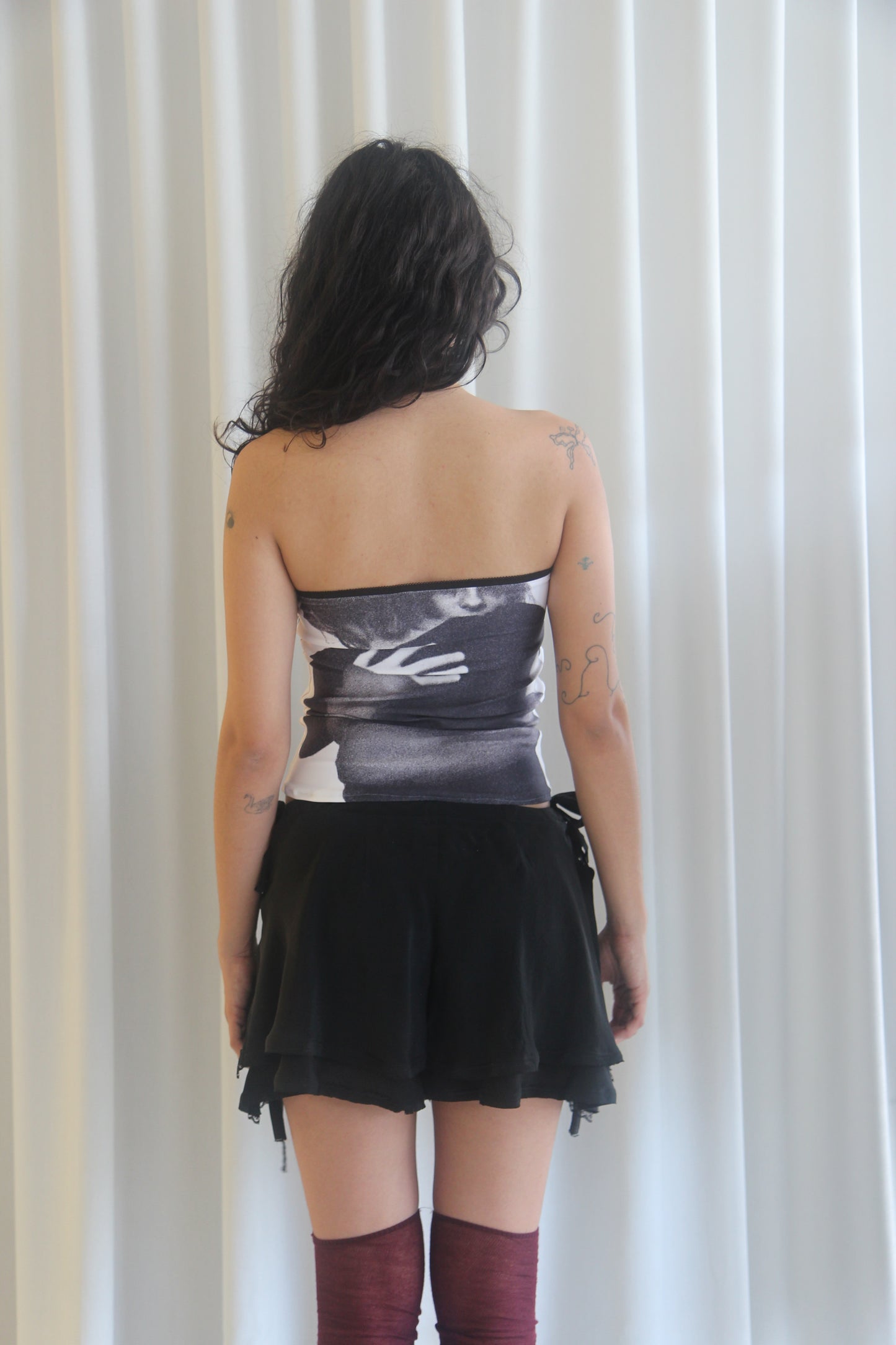 Cascade Double Lace Tie Shorts