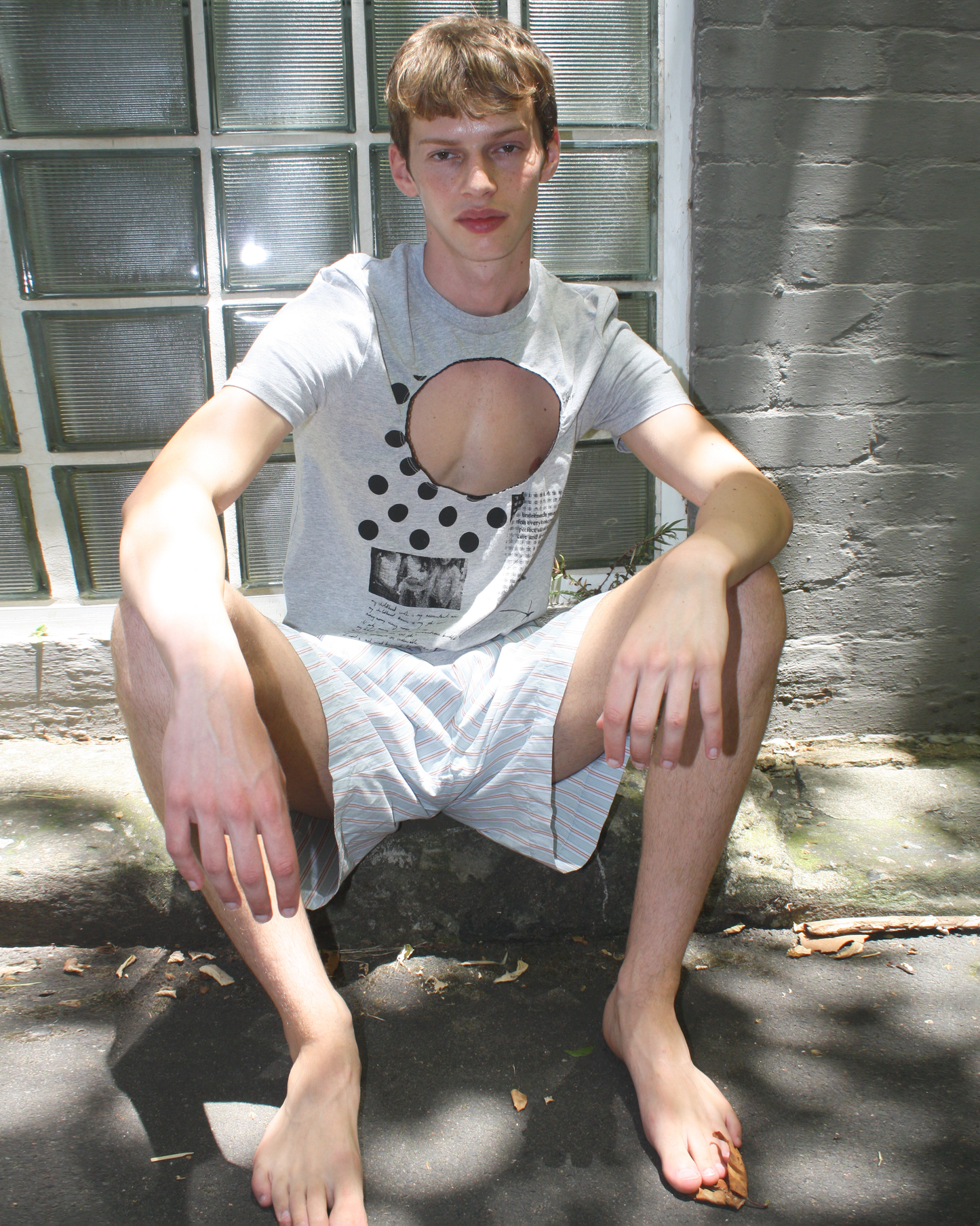 ** PRE ORDER** Logo Removal Tee Grey