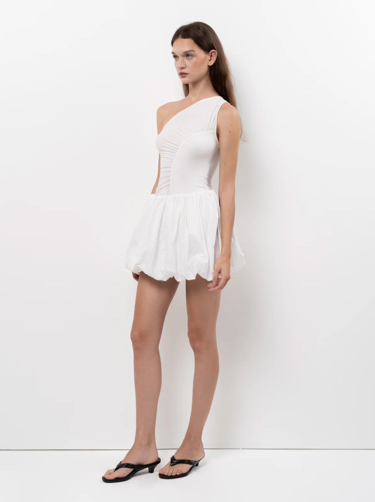BALLOON SKIRT - WHITE