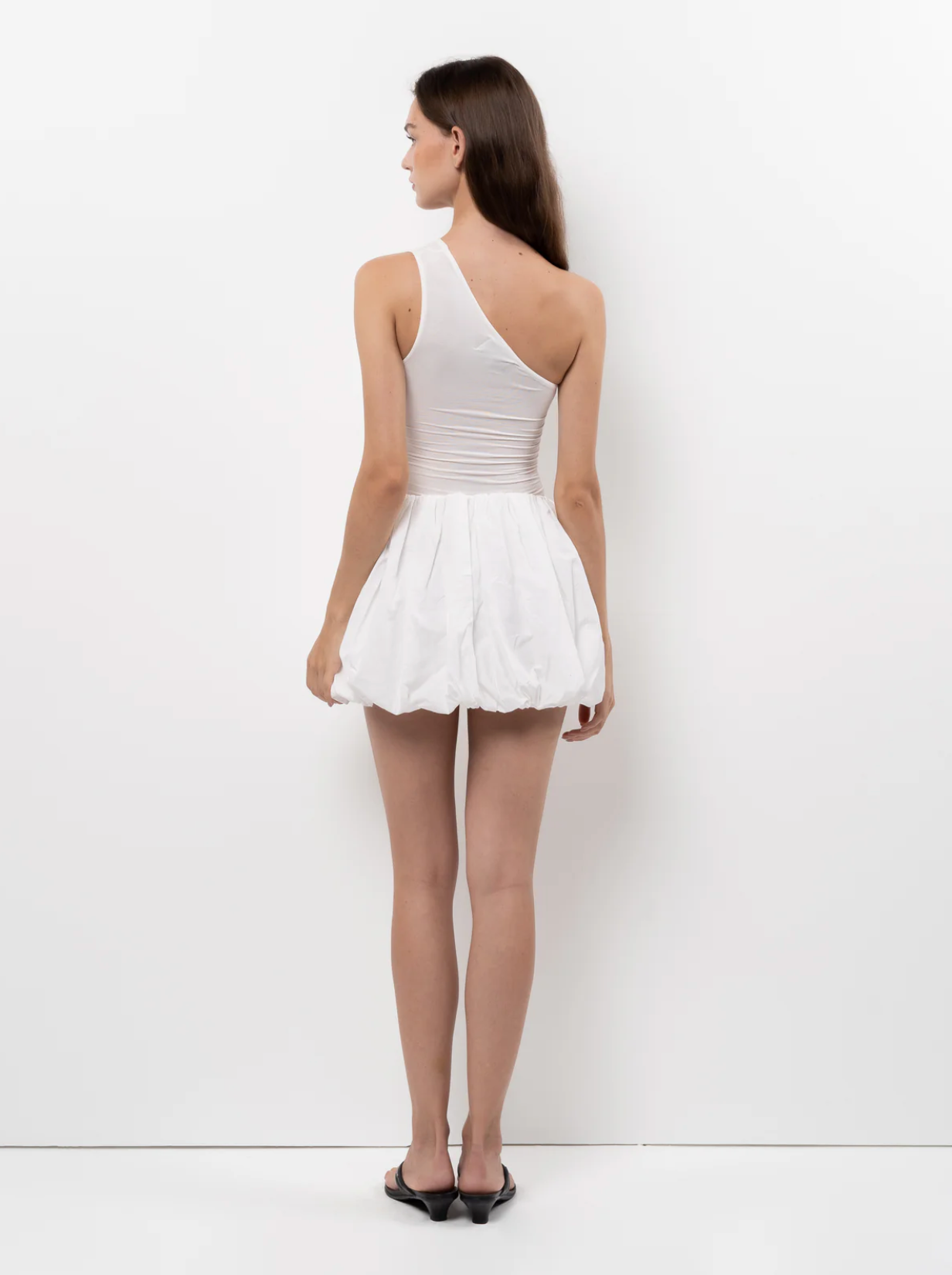 BALLOON SKIRT - WHITE