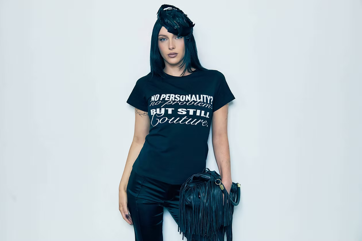 No Personality Tee - Black