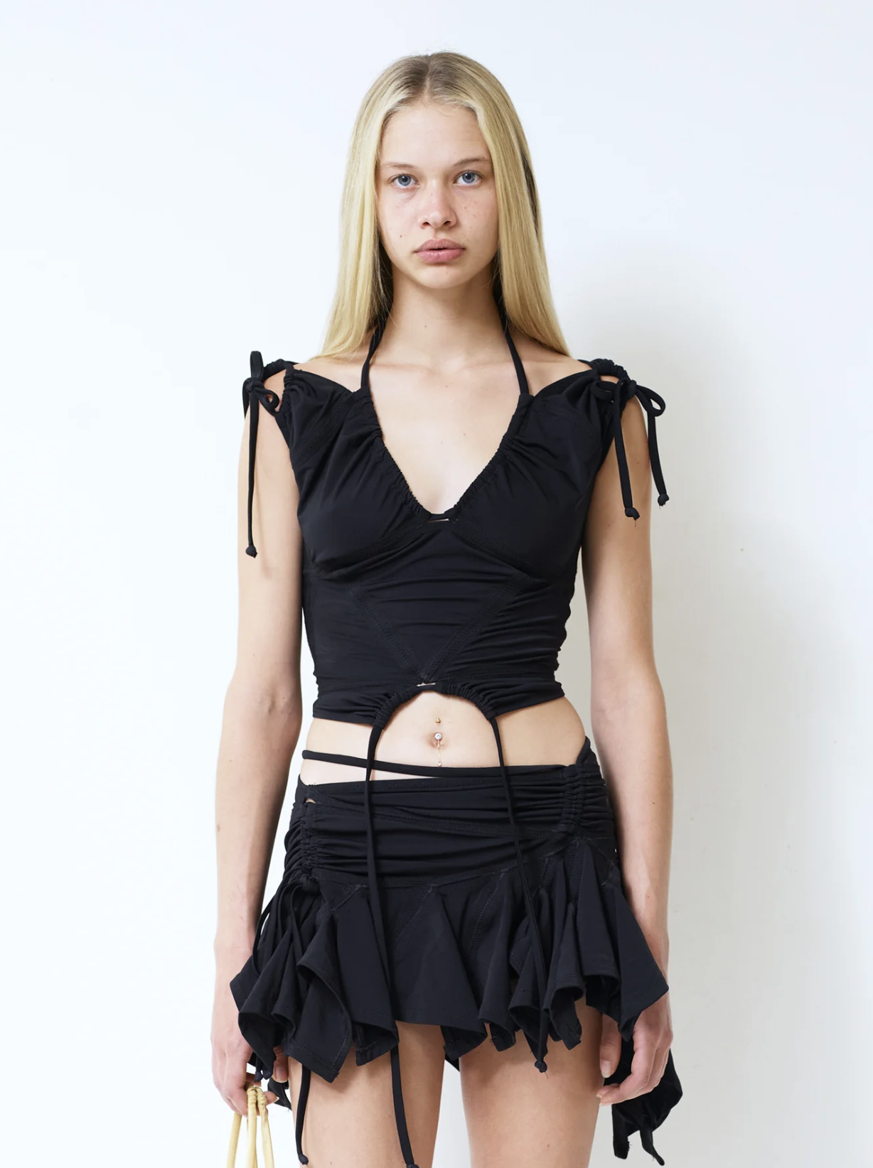 Tankini top - black