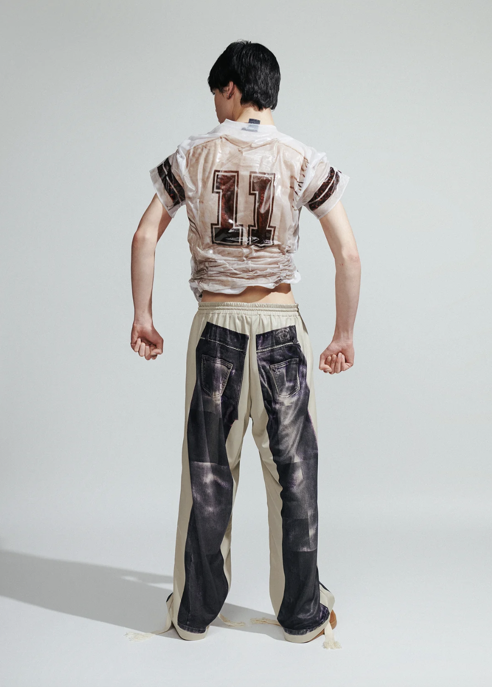 The Denim Tracksuit Pants – Teal