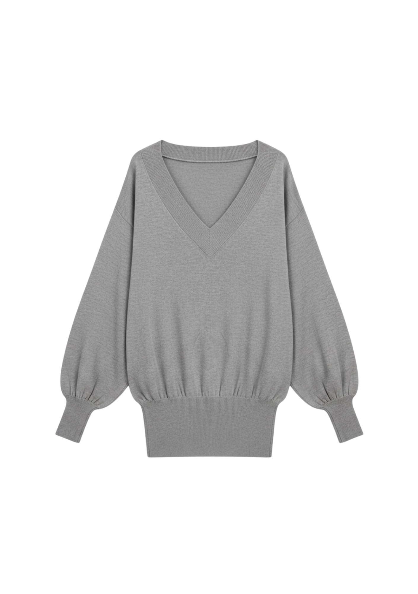 DEEP JUMPER IN GREY MARL