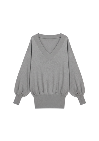 DEEP JUMPER IN GREY MARL