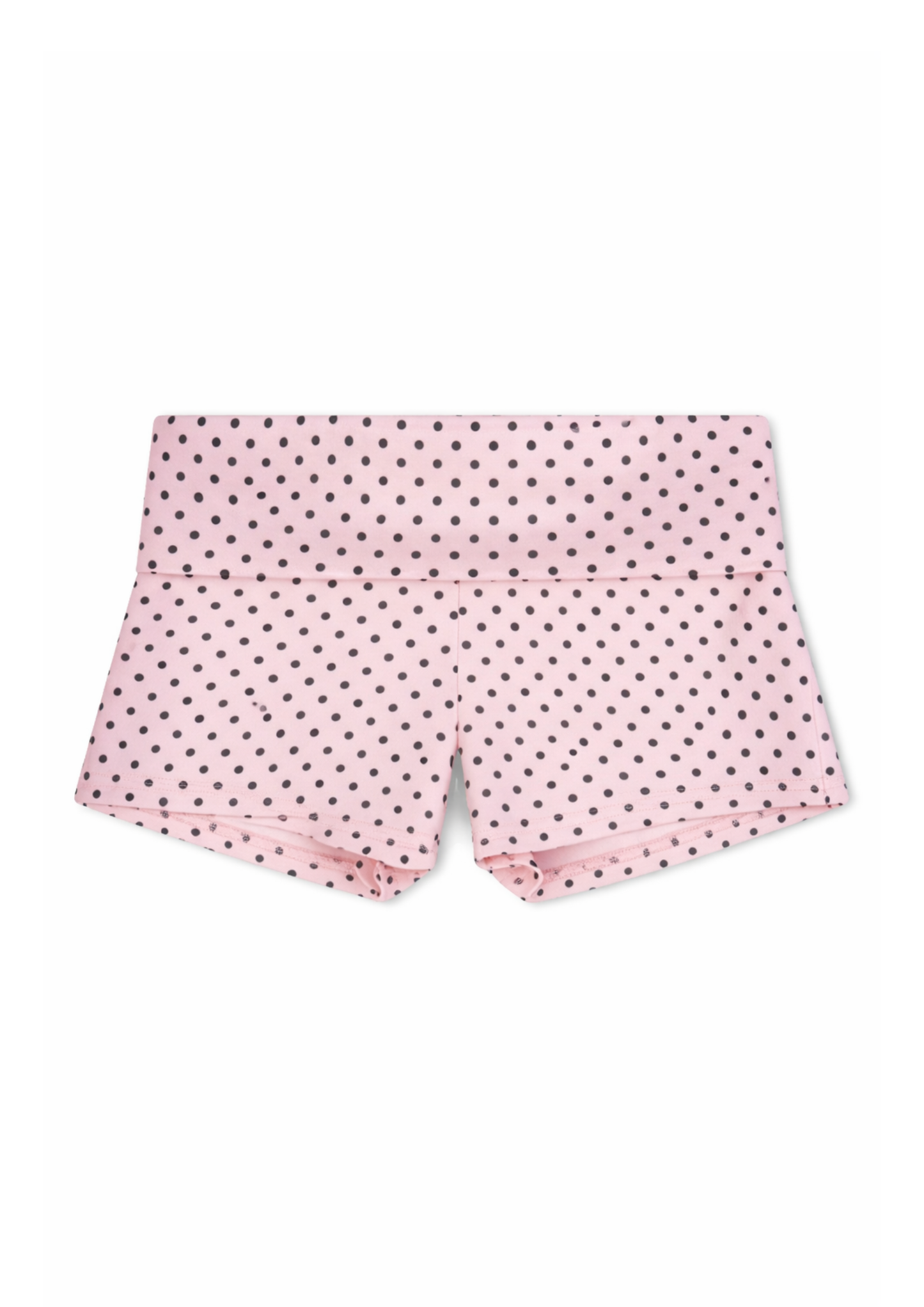 Booty Shorts in Pink Polka