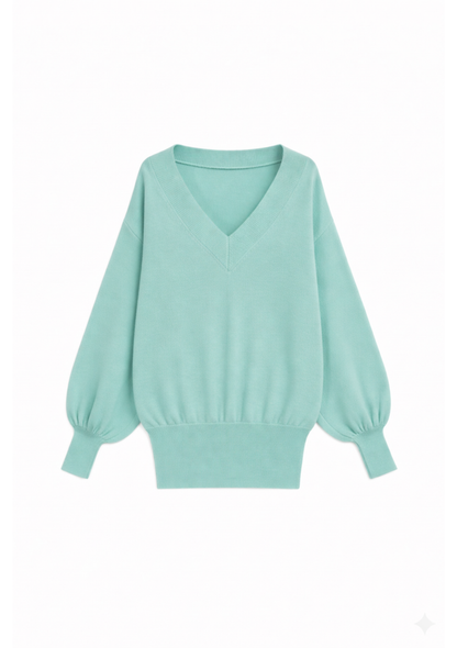 DEEP JUMPER IN AQUA MARINE