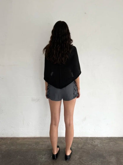 Silk Shorts - Grey