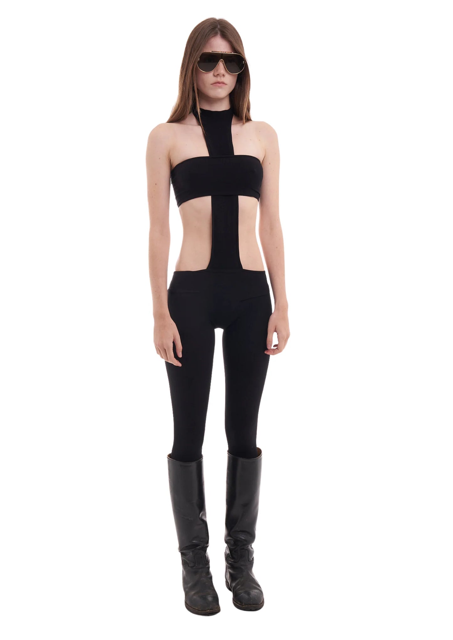 Cross Jumpsuit in Black