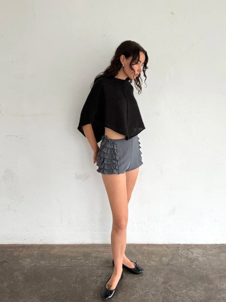 Silk Shorts - Grey