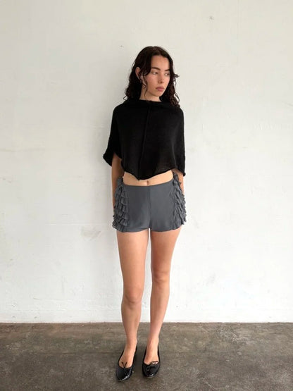 Silk Shorts - Grey