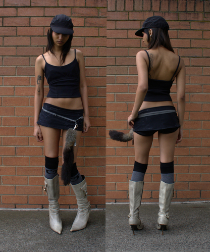 ARGYLE KNEE HIGH_GREY