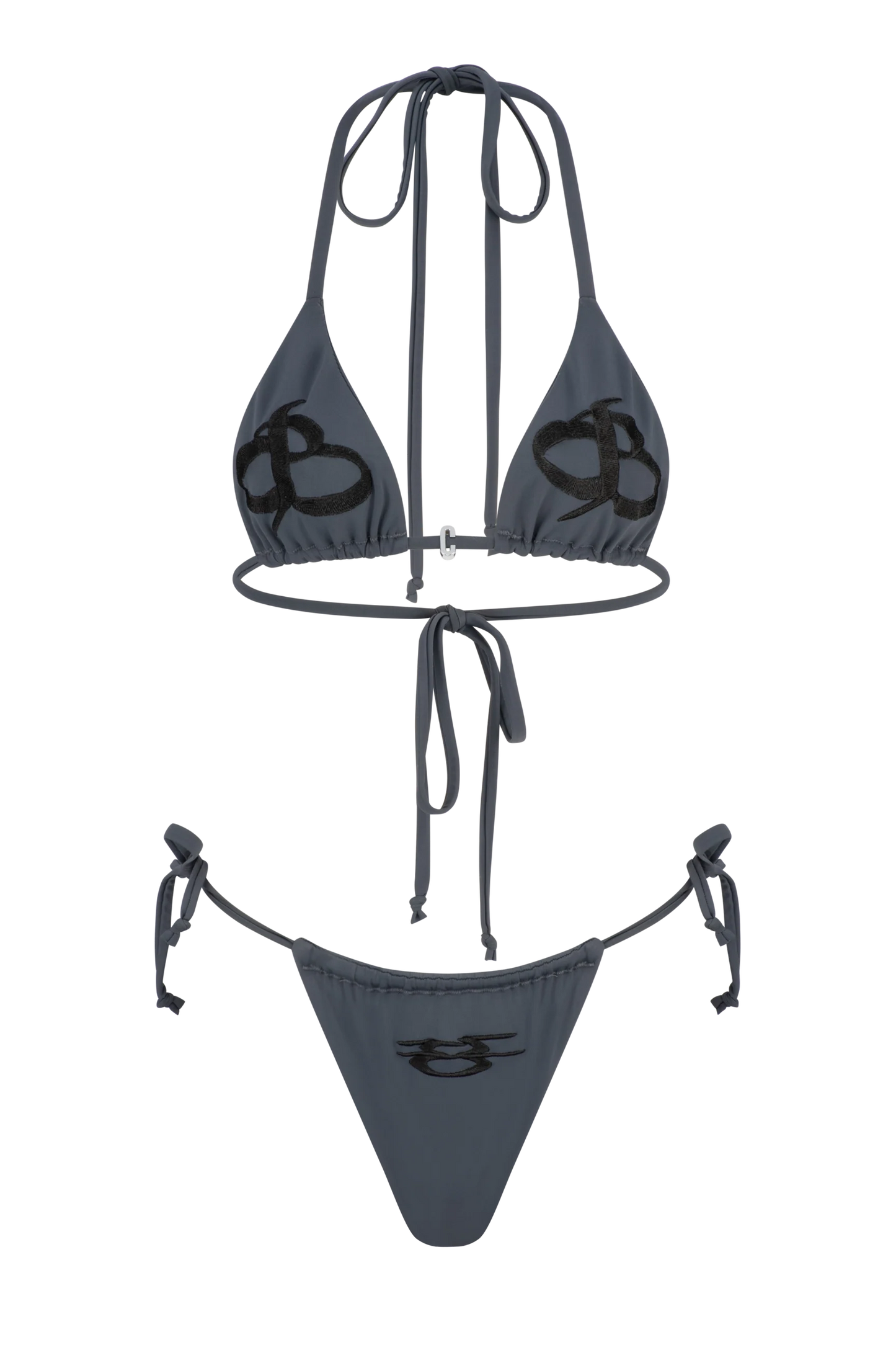 CALLIGRAPHY BIKINI GREY