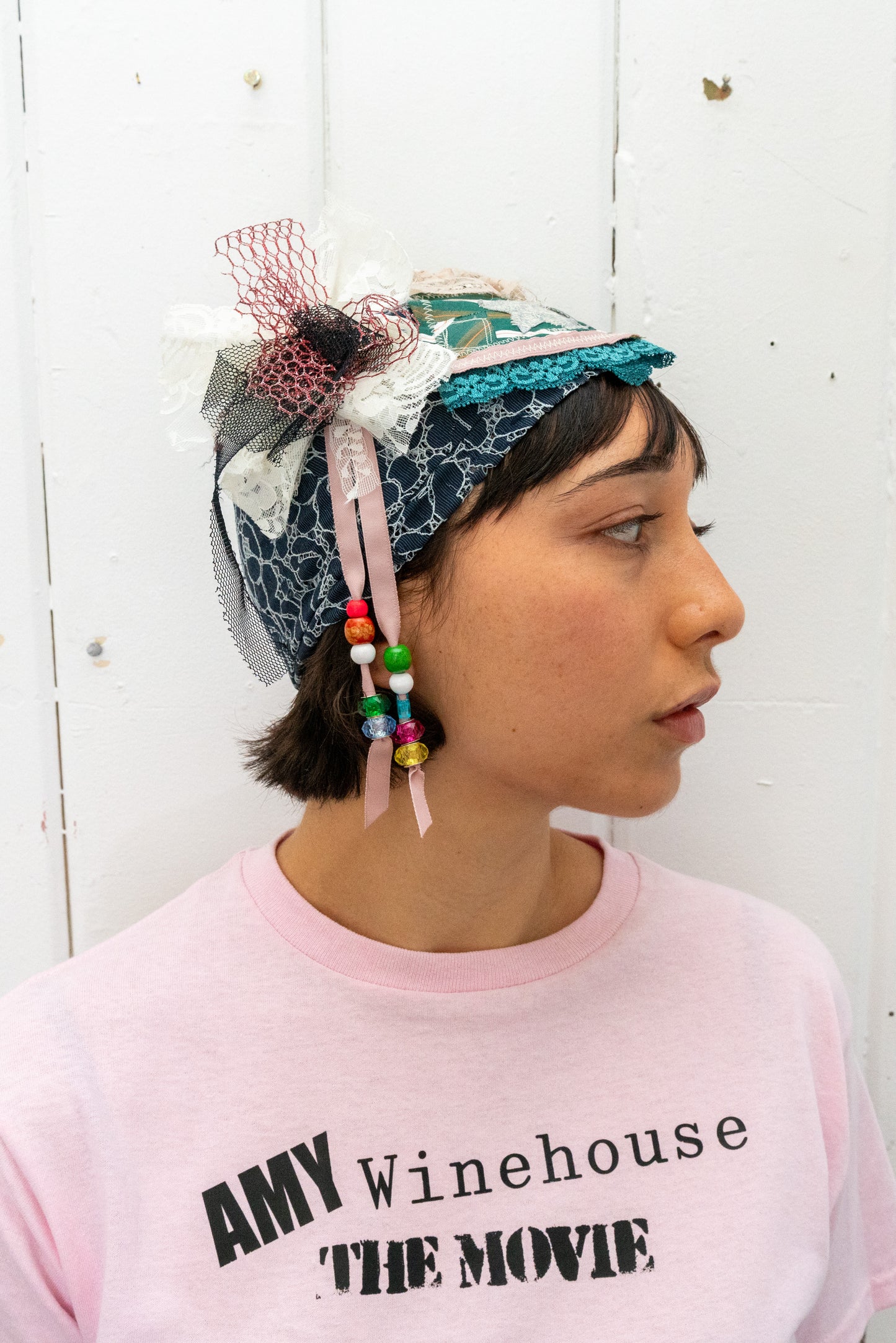 "Mise en scene beanie (blue lace) "