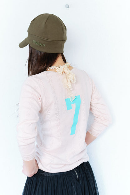 Lace Top | Peach