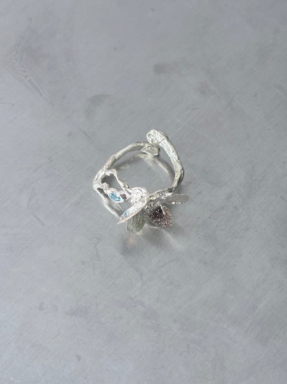 Topaz Flower Ring