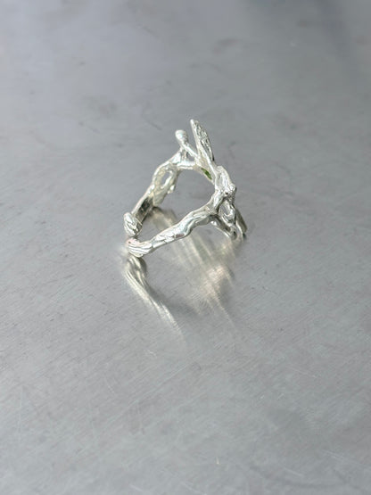 Peridot Quadruple Ring