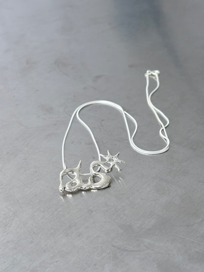 AS Charm with SS Chain 45cm