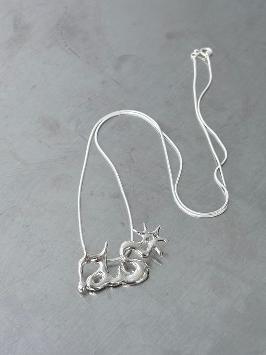 AS Charm with SS Chain 45cm