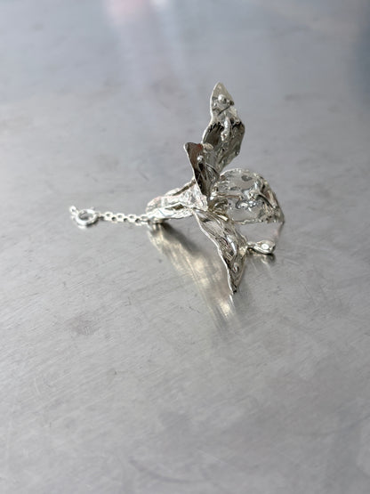 Trumpet Lily Teardrop Charm