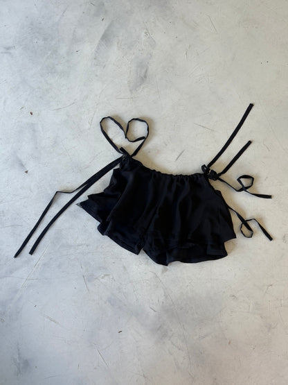 Double Lace Ribbon Shorts