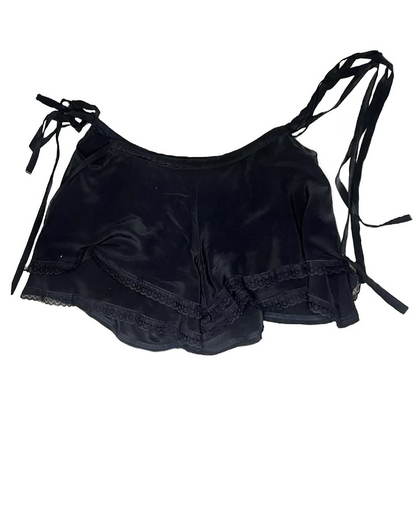 Double Lace Ribbon Shorts