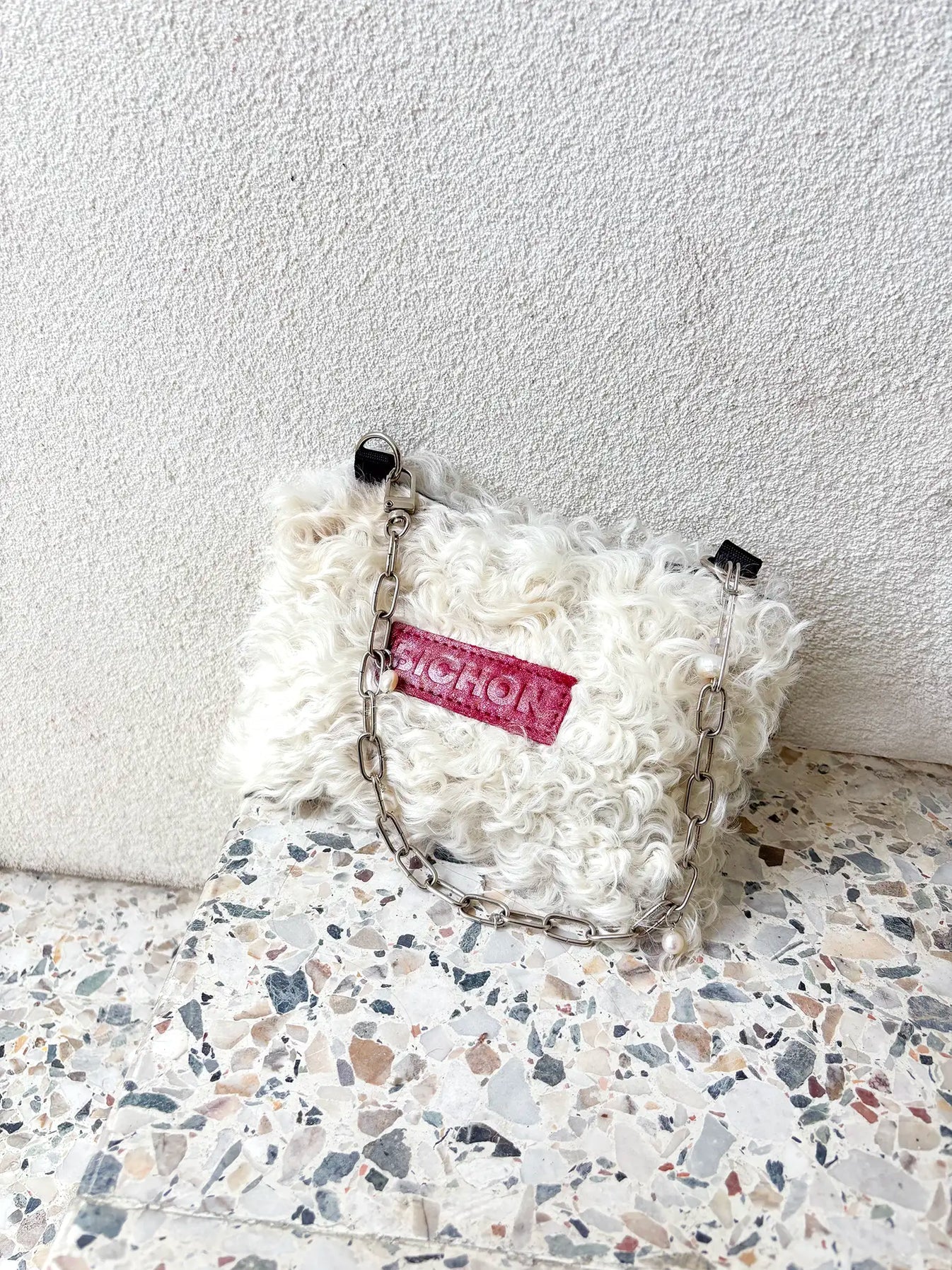 Mini Pearl Fluffy Pocket