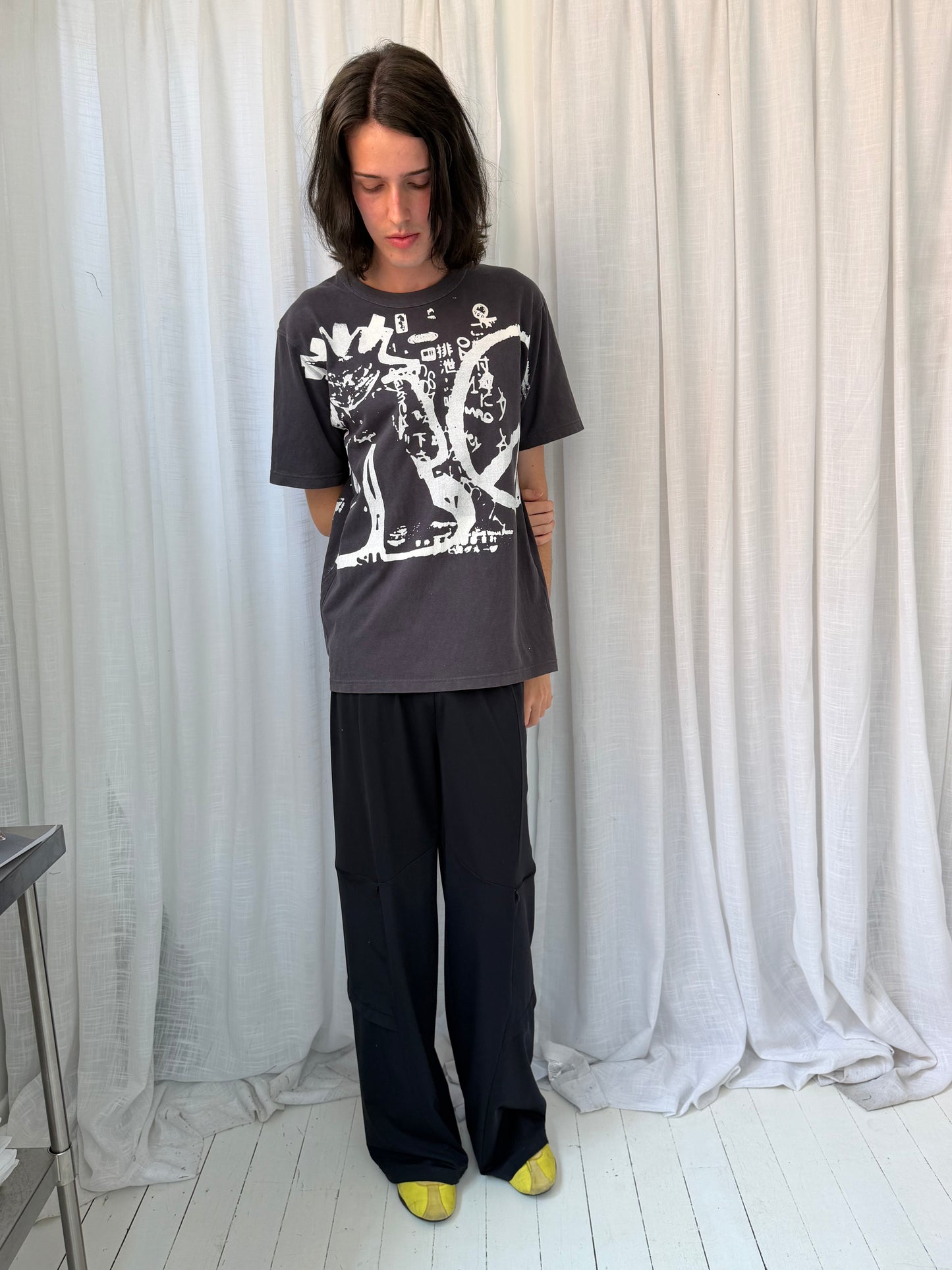 Peace Charcoal Tee