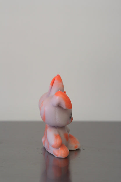Evil Twin Candle - Grey/Orange