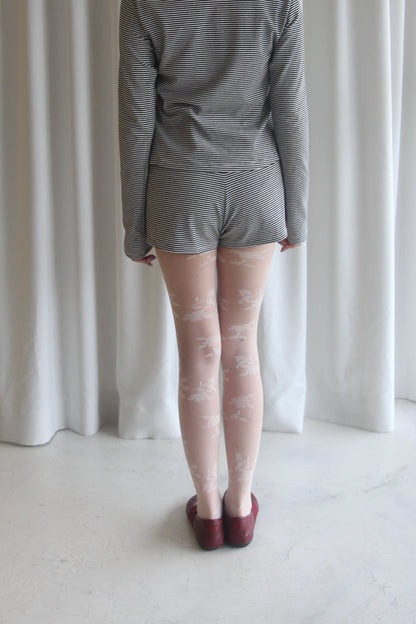 Frenchie Shorts Black and White