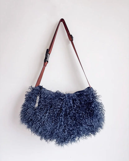 Navy Fluffy Large