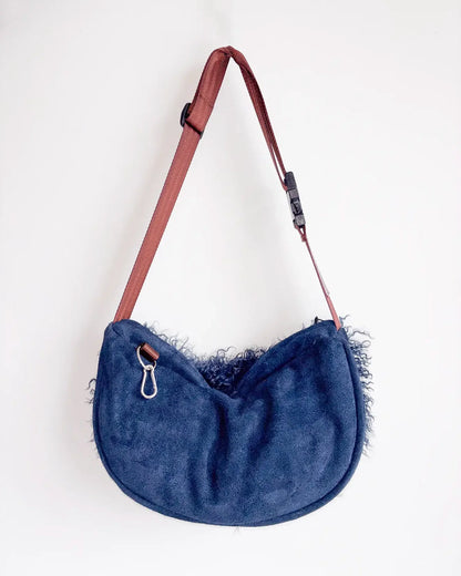 Navy Fluffy Large