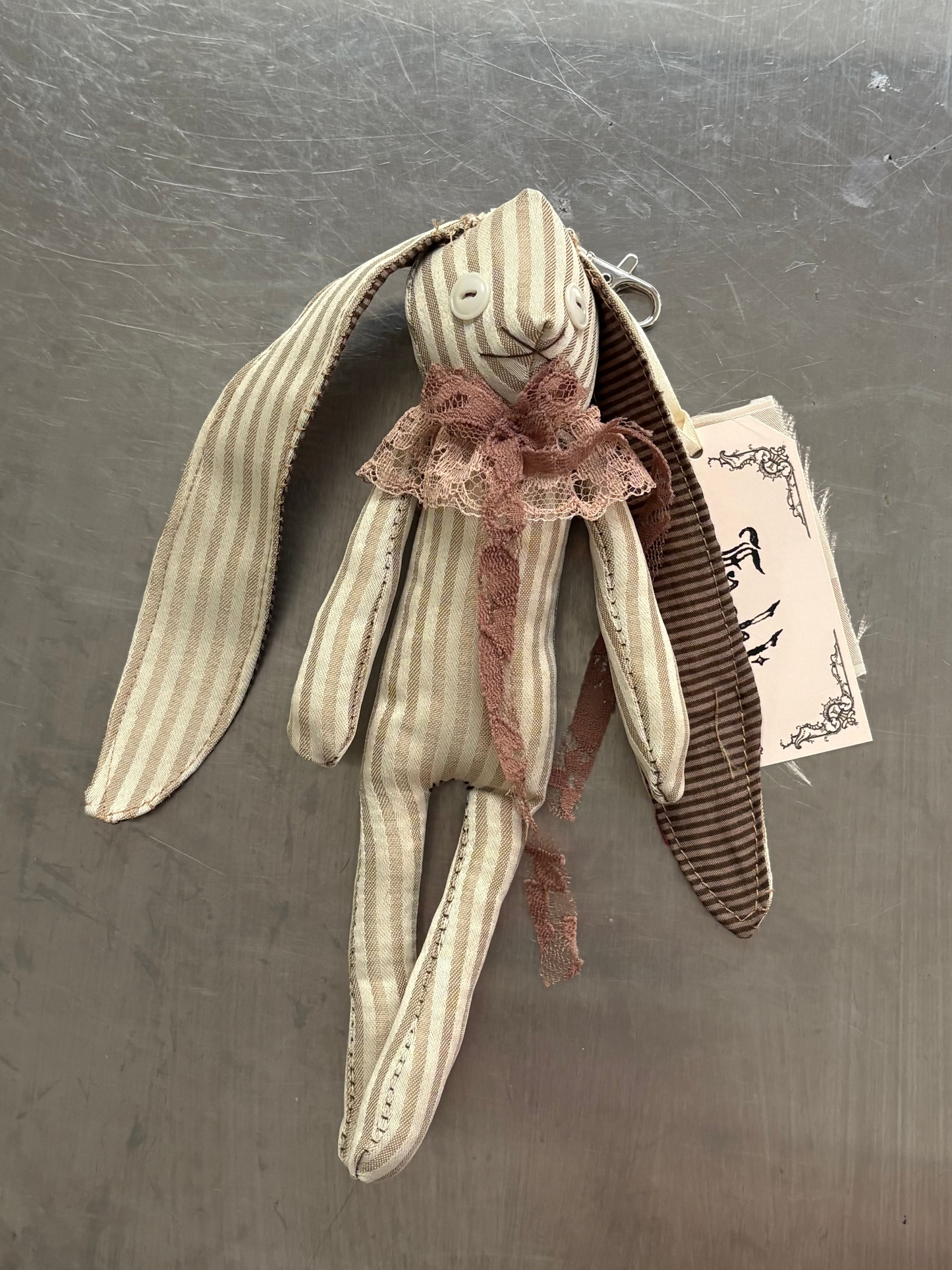 Bunny Keychain - Tiramisu