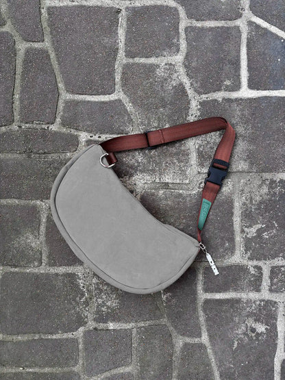 Everyday Suede Slouch Bag - Stone