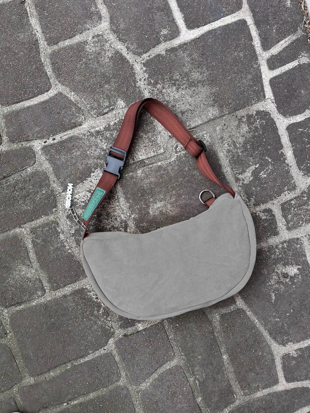 Everyday Suede Slouch Bag - Stone