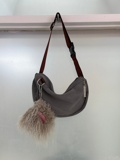 XXL Fluffy Clip-on - Grey