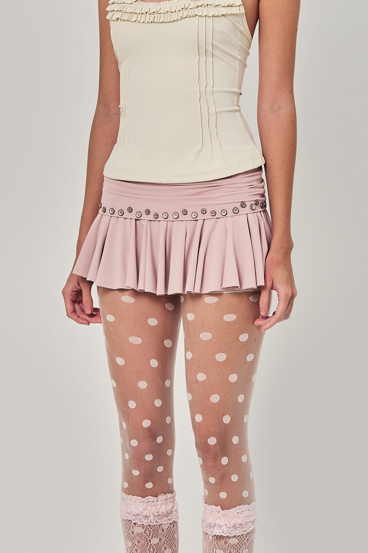 Ripple Skort in Petal