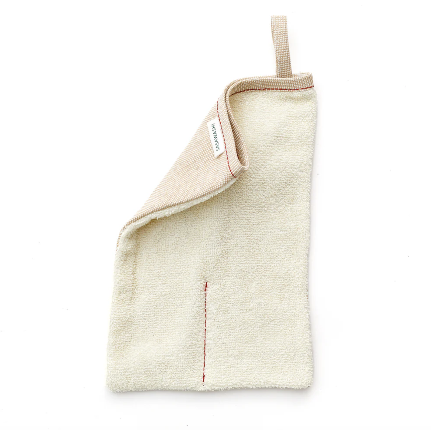 Body Scrub Mitt - Red stitch