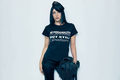 No Personality Tee - Black