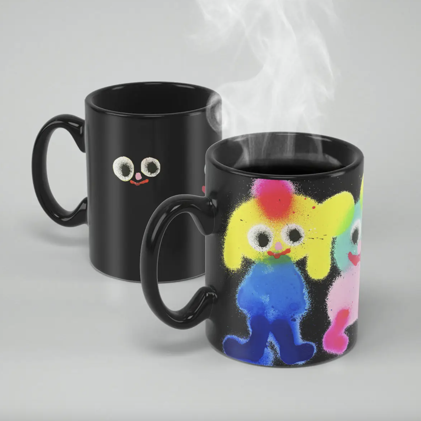 Fuzzy Friend Mug X Jon Burgerman